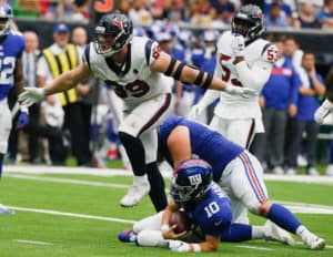 JJ Watt sacks Eli Manning