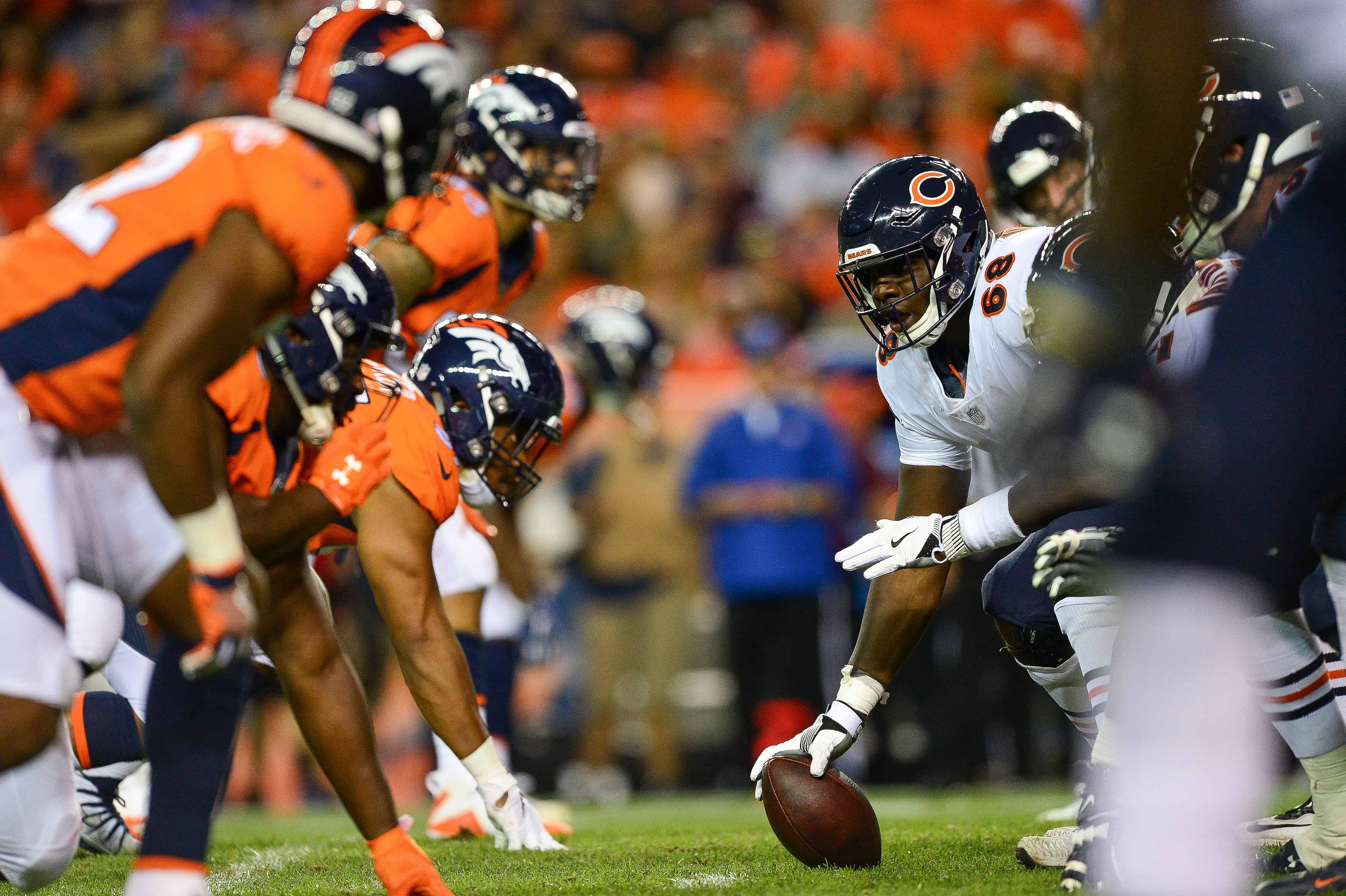 Bears OL vs Broncos DL