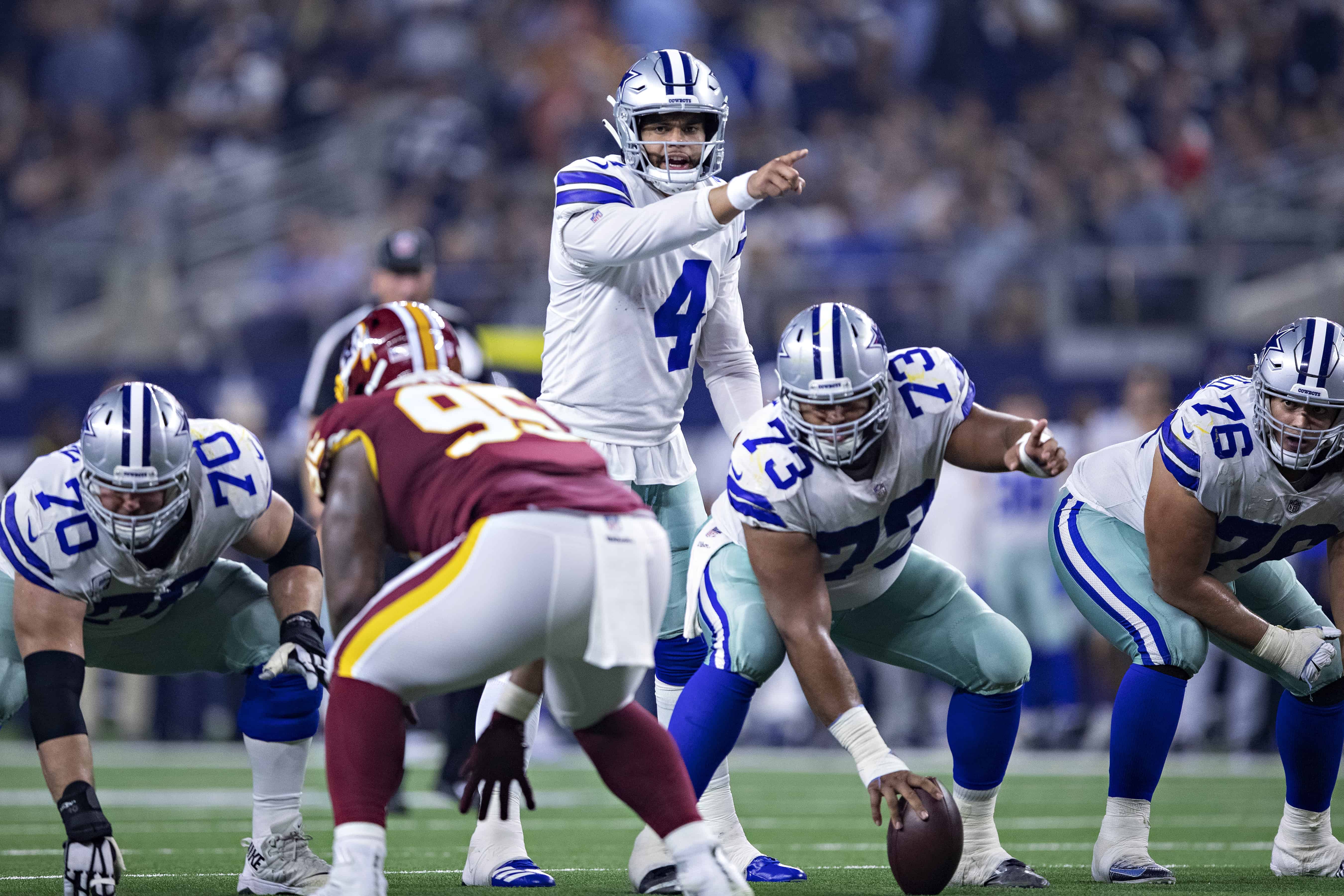 Dak Prescott gets sit against Redskins