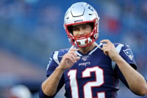 Patriots QB Tom Brady looking like Tom Brady