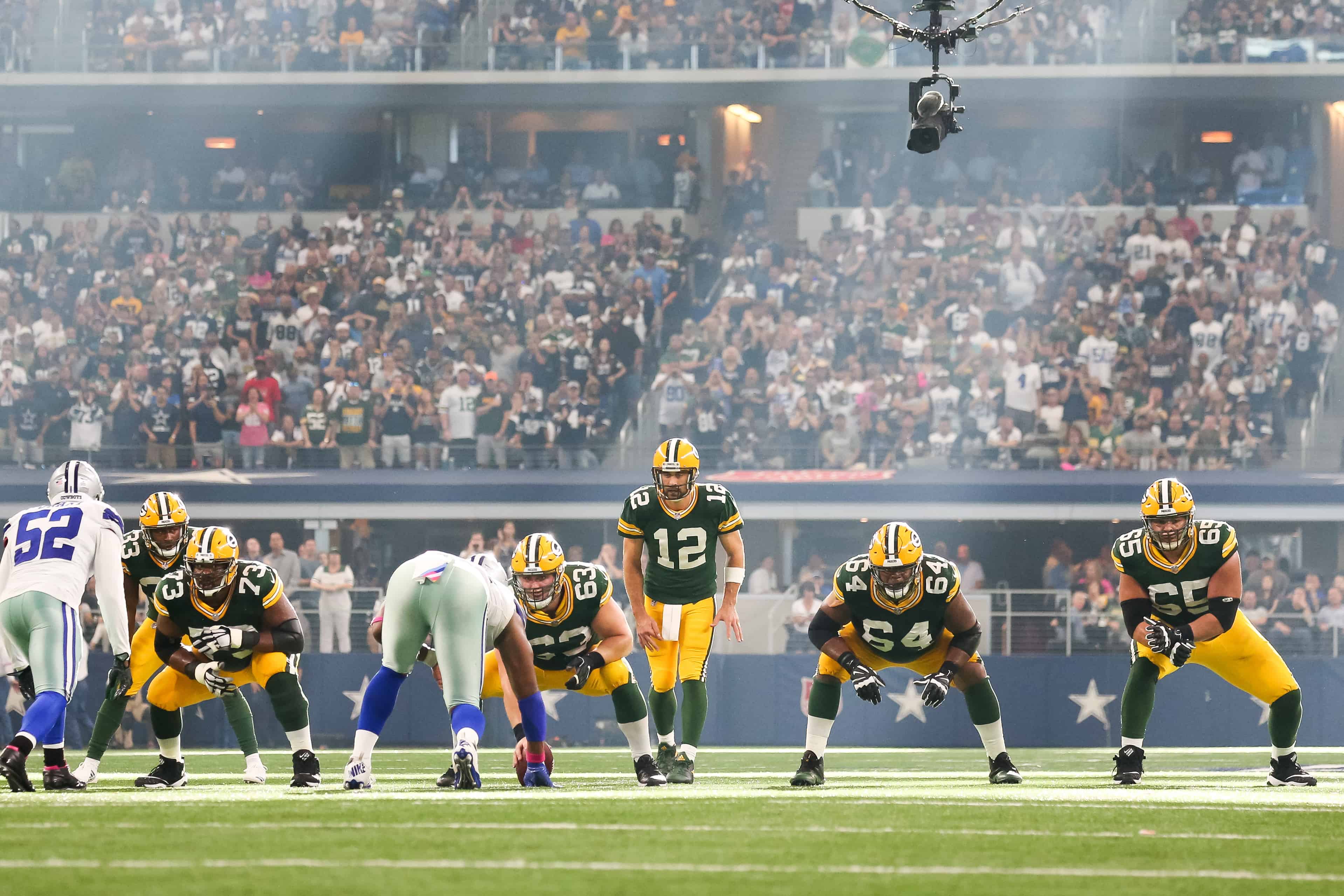 Aaron Rodgers against Cowboys