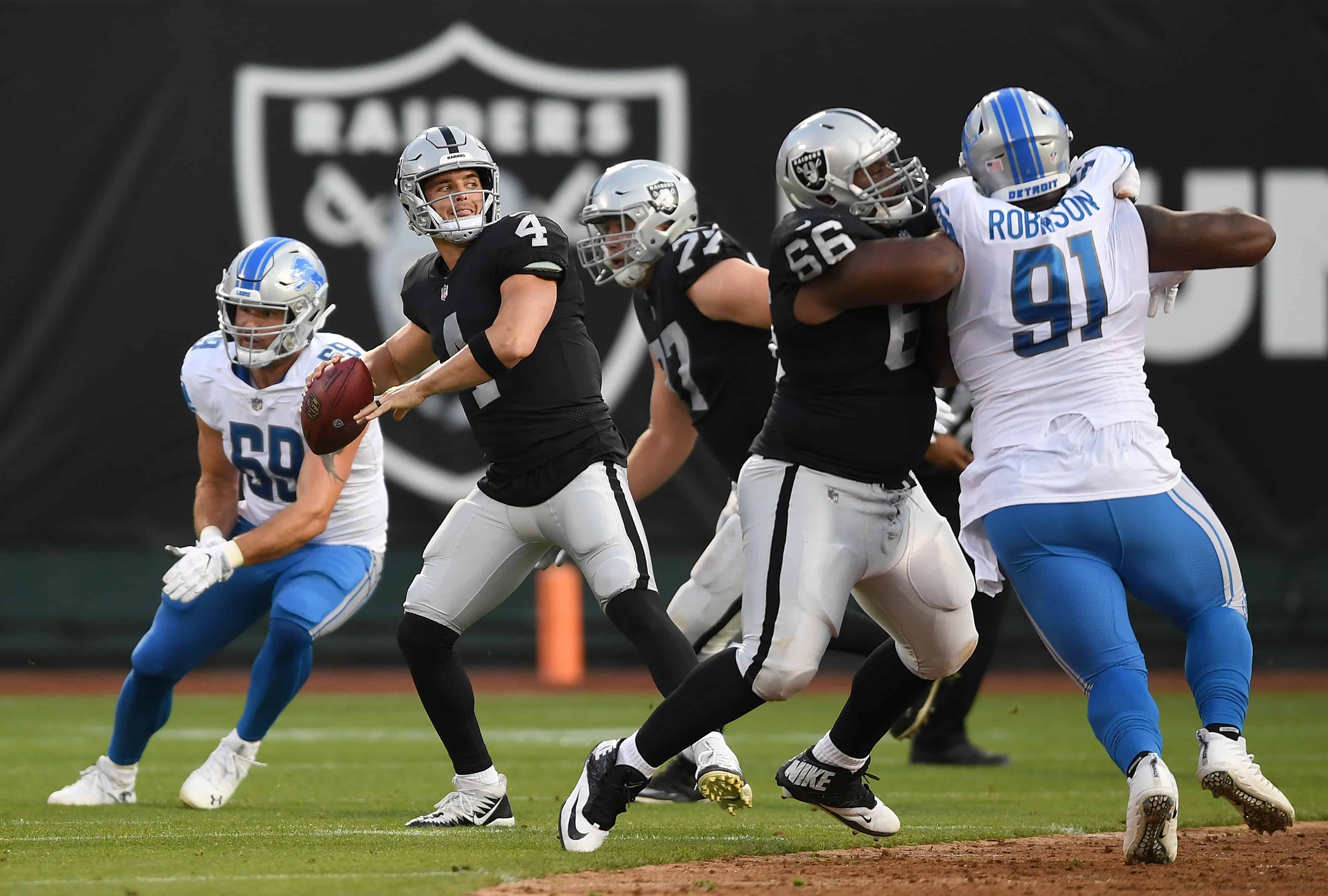 Lions vs Raiders Fantasy Football Worksheet, Week 9 Sharp Football