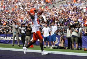 Ricky Seals-Jones scores a touchdown