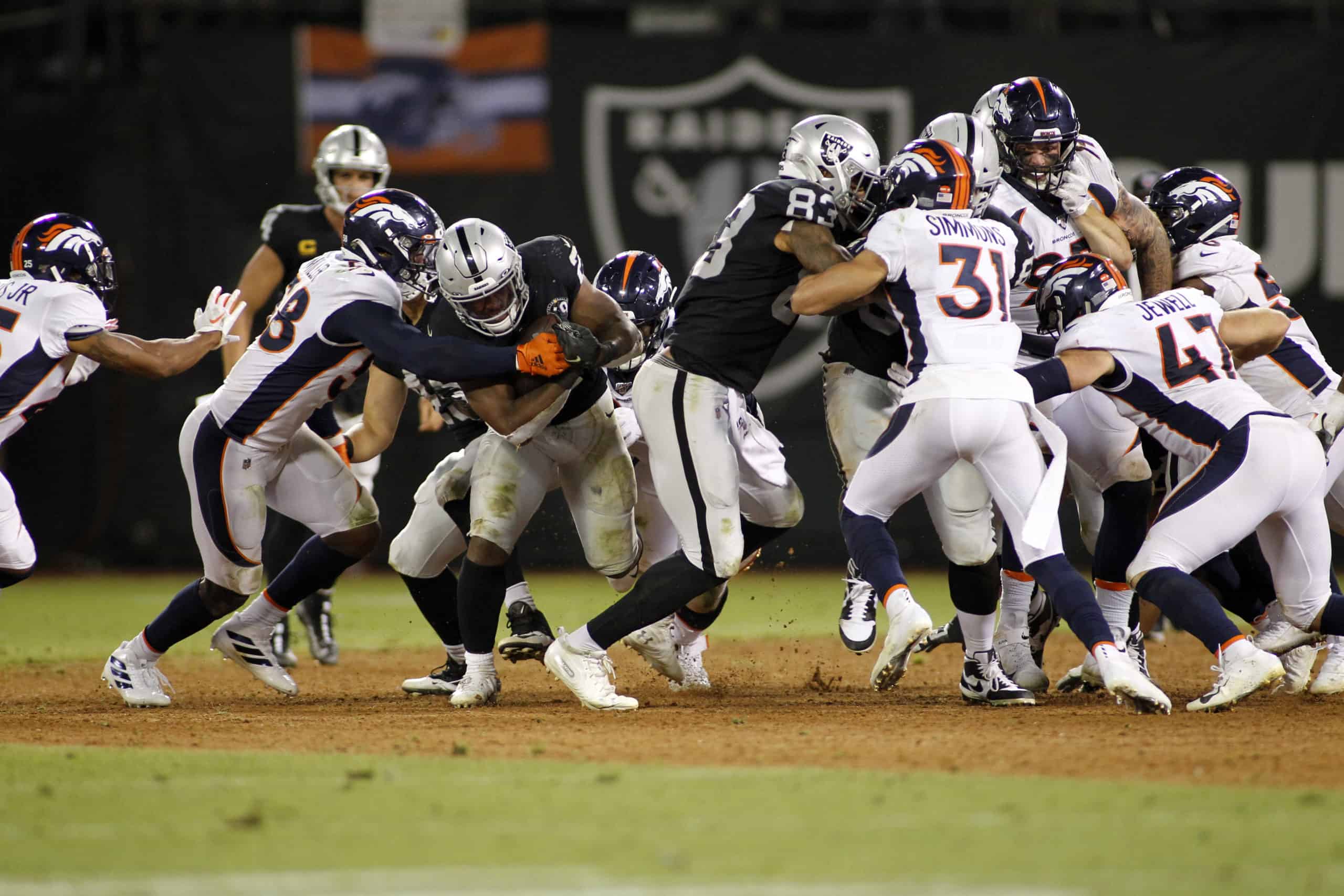 broncos raiders line