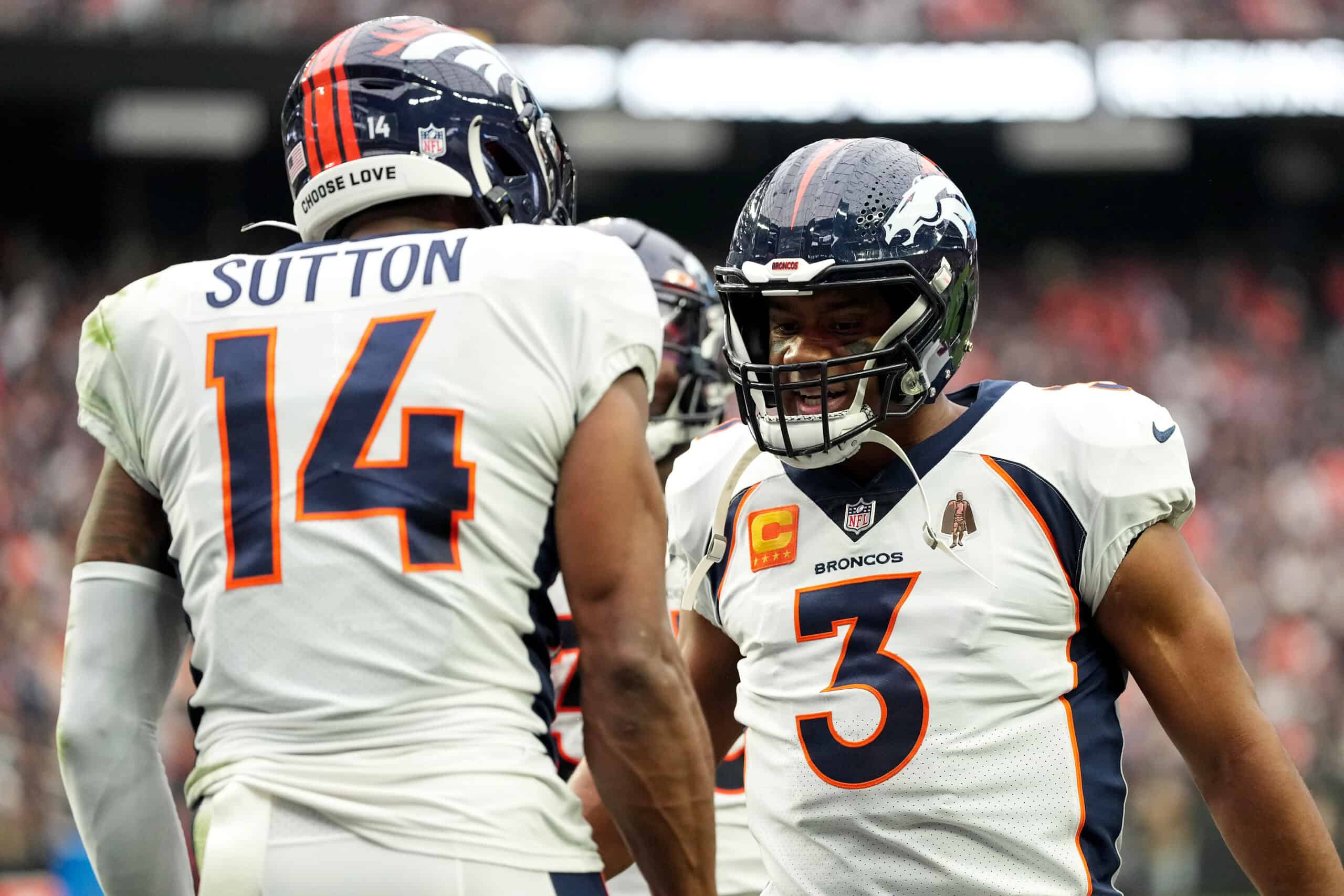 Russell Wilson and Courtland Sutton