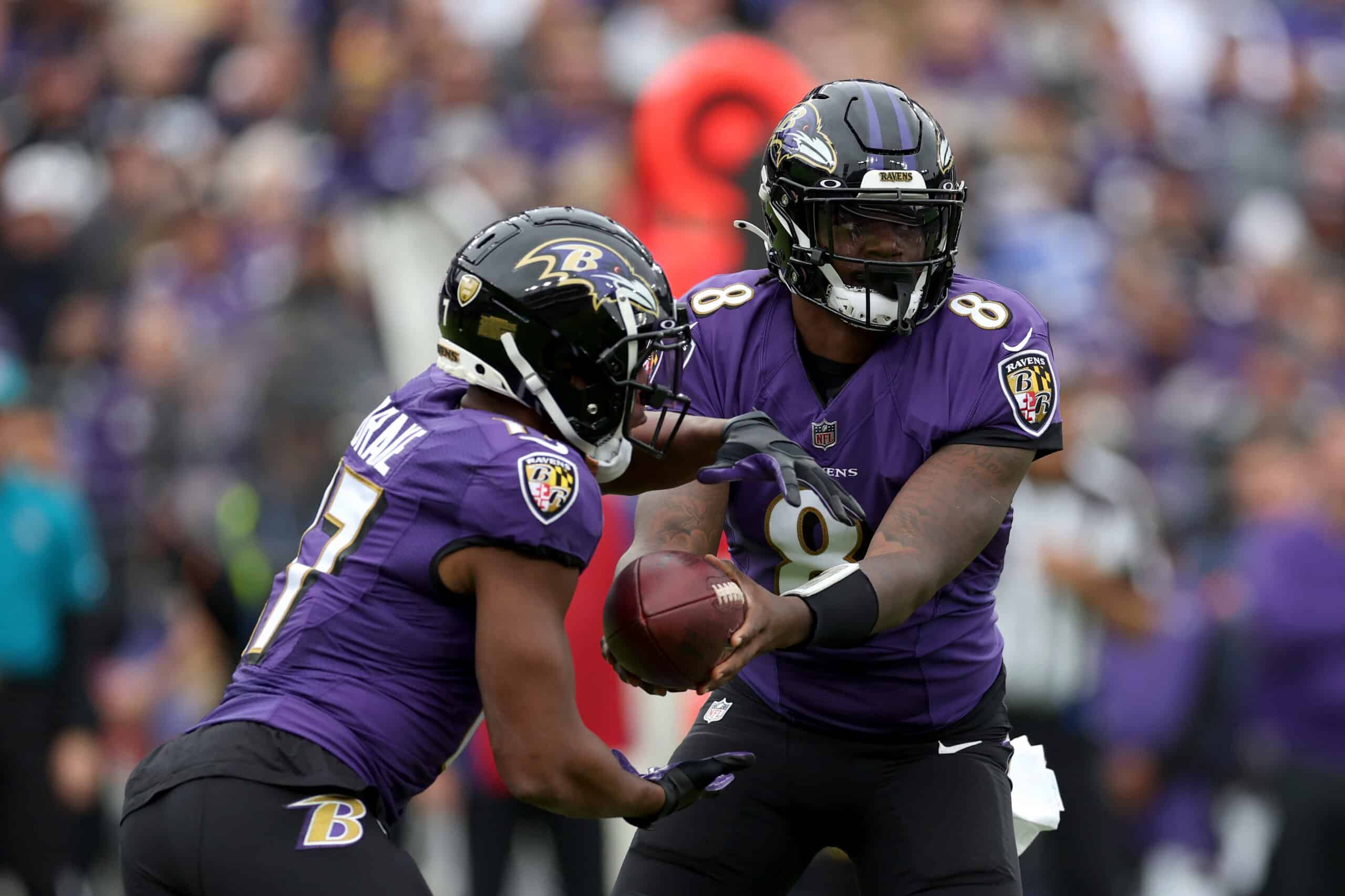 Ravens vs Buccaneers Fantasy Football Worksheet, Week 8