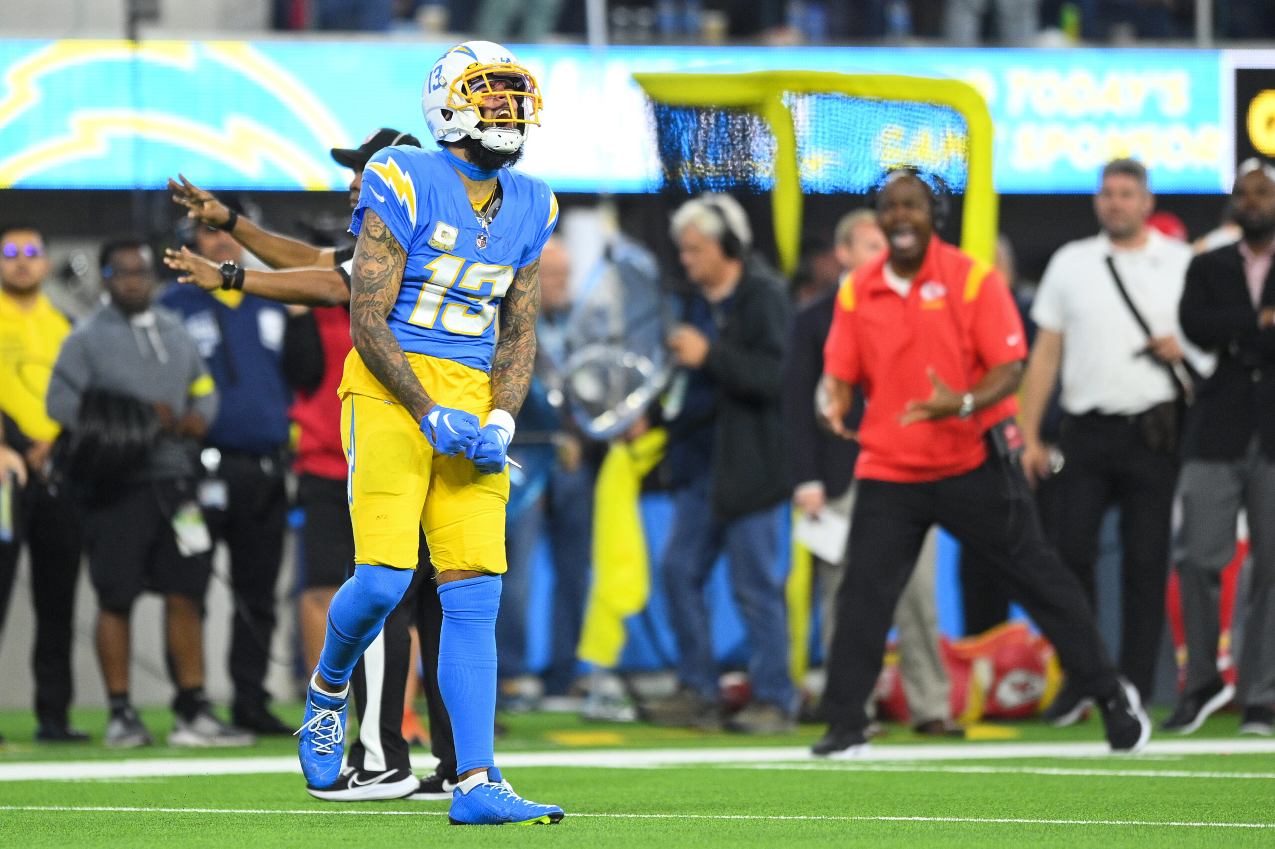 Chargers vs. Raiders Fantasy Football Worksheet, Week 4