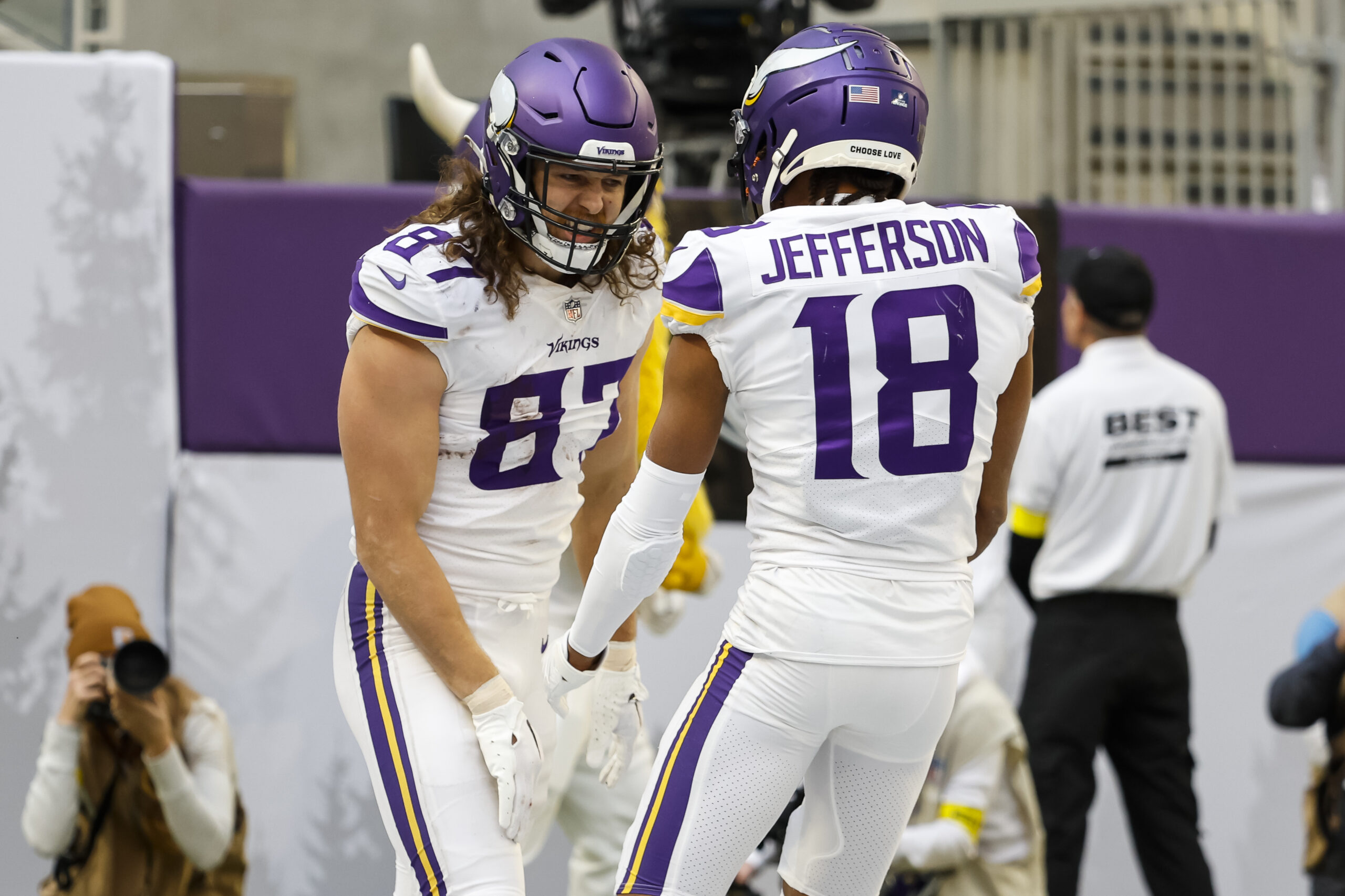 Justin Jefferson and T.J. Hockenson