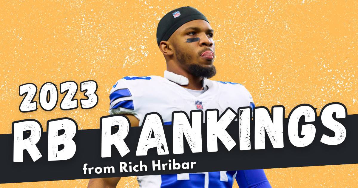 Fantasy Football Running Back Rankings, 2023