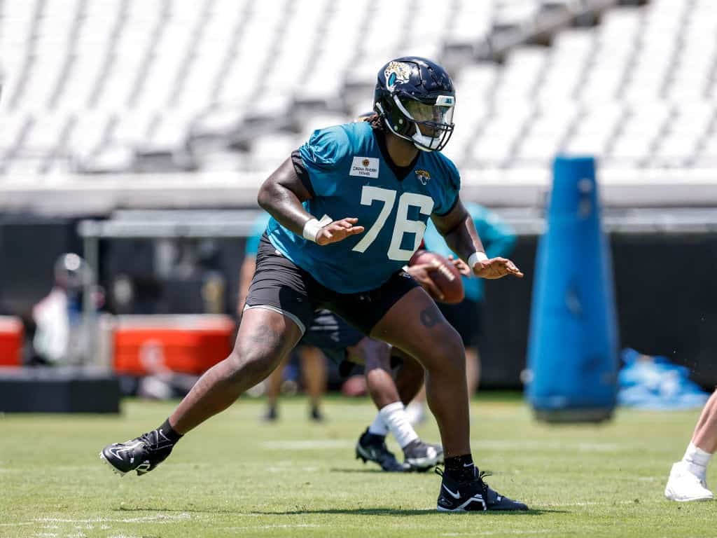 Anton Harrison at minicamp