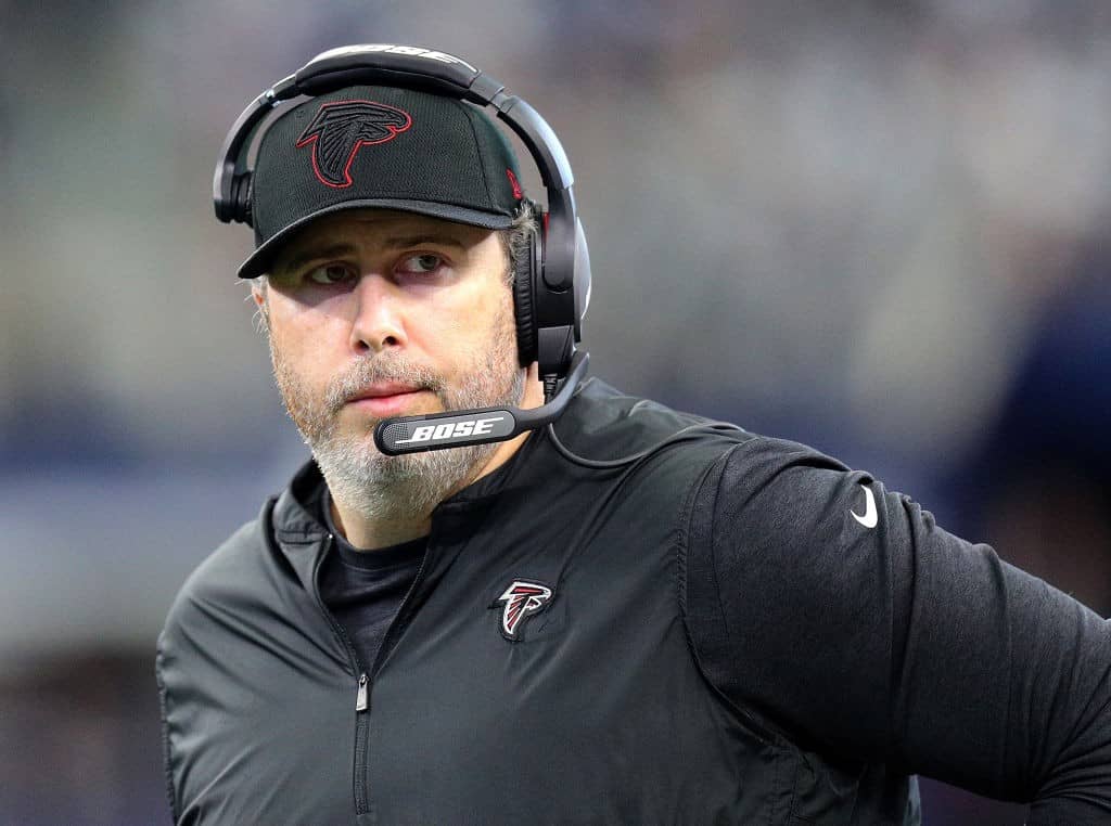 Arthur Smith coaches against Cowboys