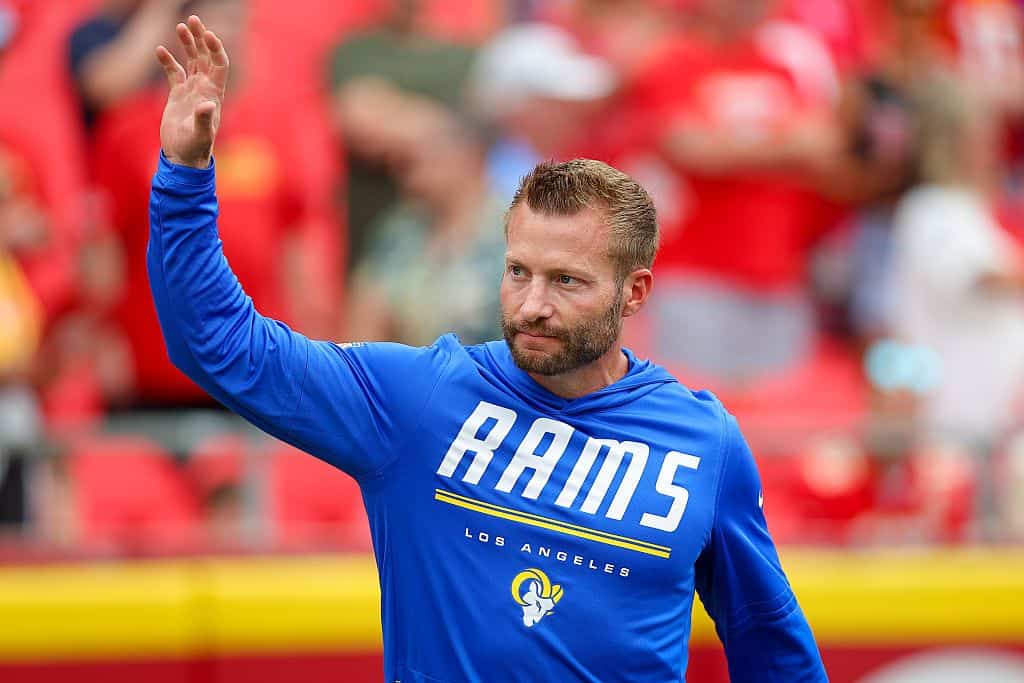 The Rams and Sean McVay have the highest win total in the NFL this season.