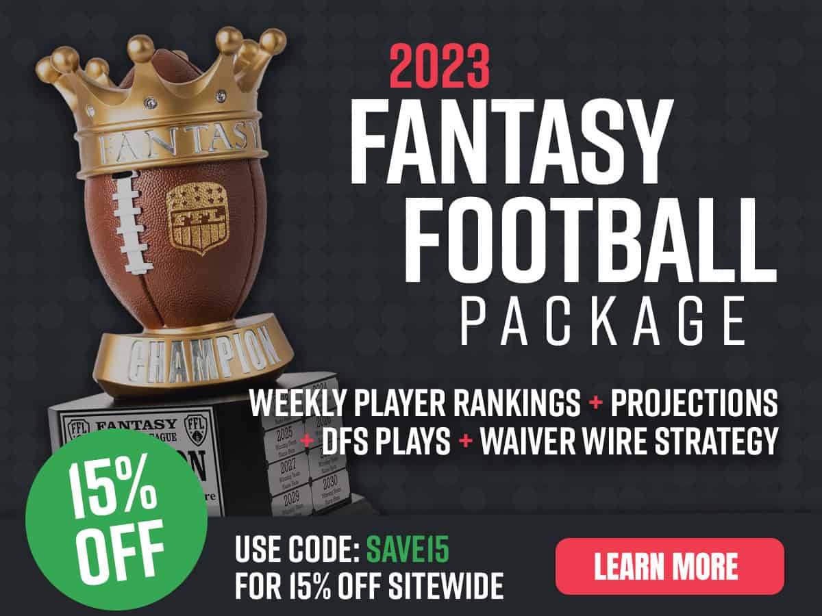 Warren Sharp Rich Hribar Fantasy Football Package