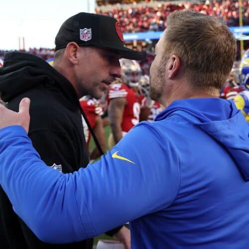 Sean McVay and Kyle Shanahan