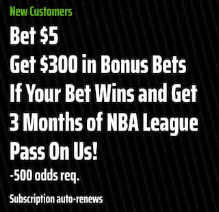 DraftKings Sportsbook promo for new customers