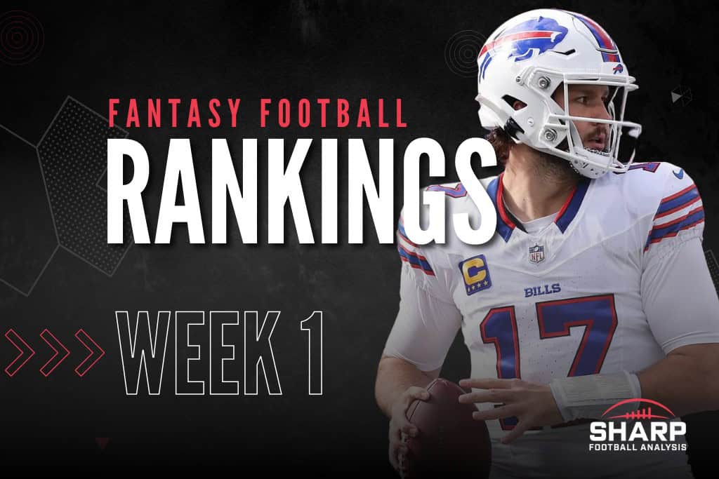 Week 1 Fantasy Football Rankings, 2024