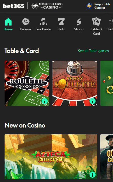bet365 PA casino