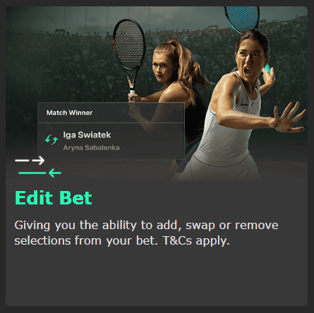 edit bet - notable features for betting on bet365