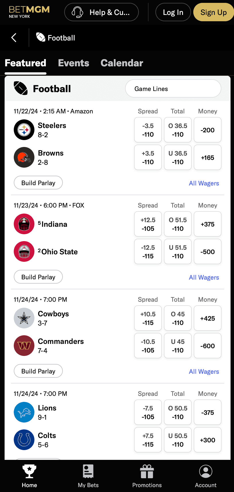 Betmgm sportsbook options: NFL, NBA, MLB & more