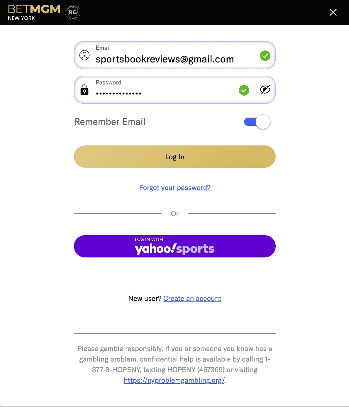 Betmgm login & deposit