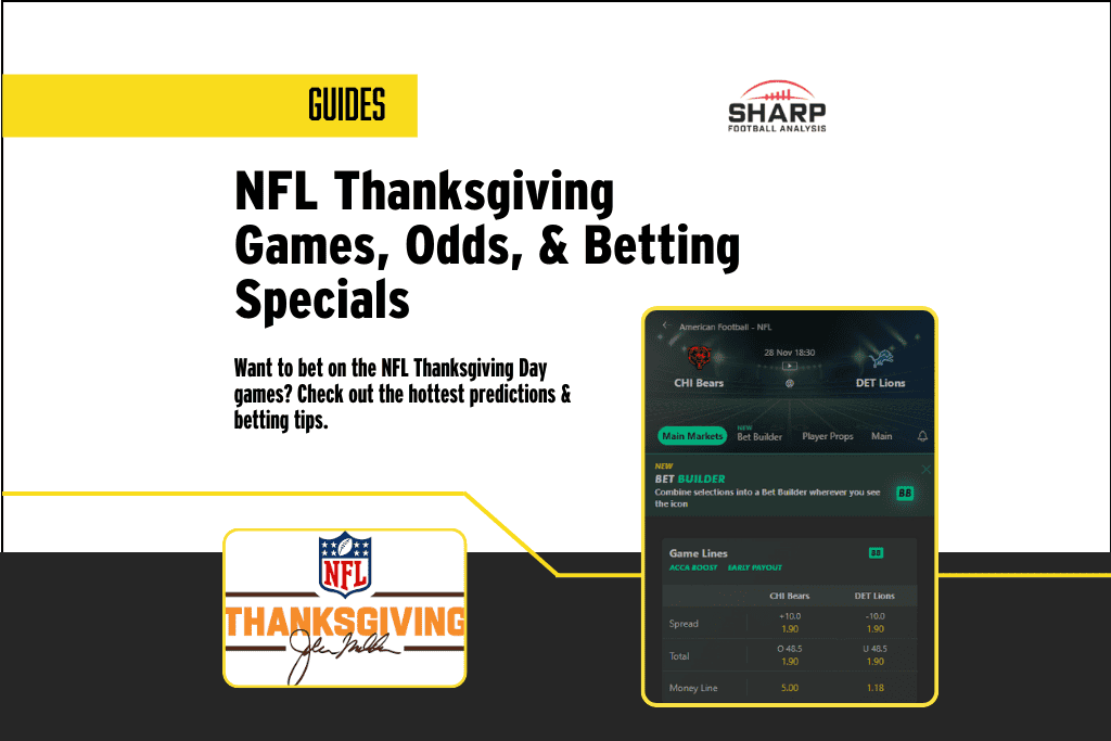 NFL Thanksgiving Games, Odds, & Betting Specials
