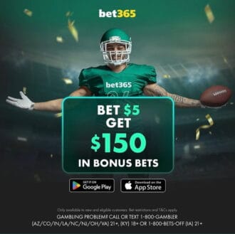 Bet365 app sign up bonus.