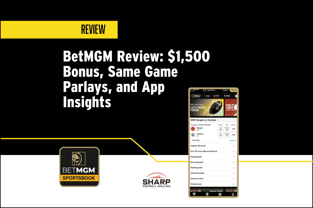 BetMGM Review: $1,500 Bonus, Same Game Parlays, and App Insights