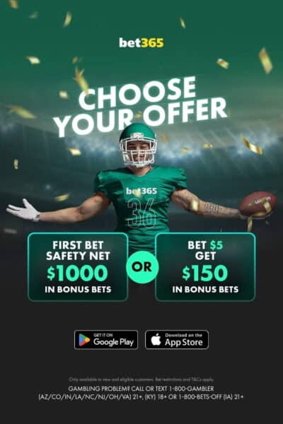 Bet365 sportsbook sign up offer