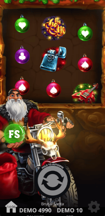 brutal santa christmas slots