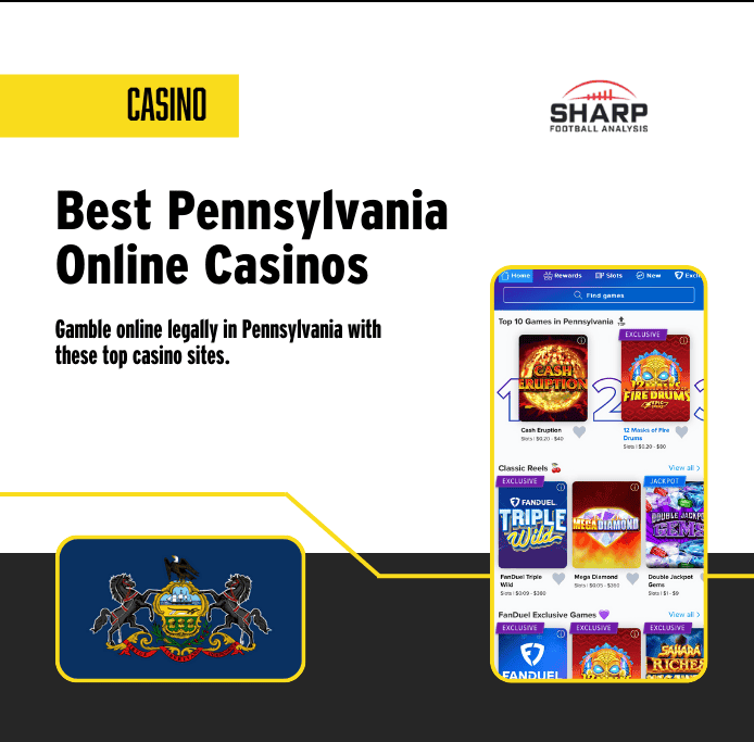 Top Pennsylvania online casinos.