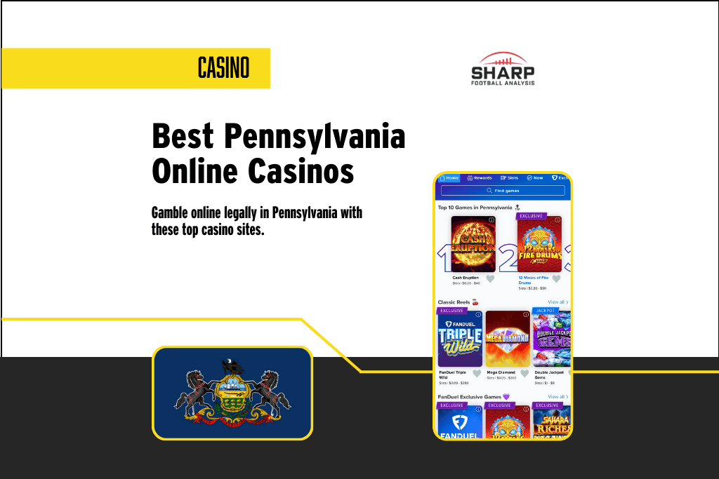 Top Pennsylvania online casinos.