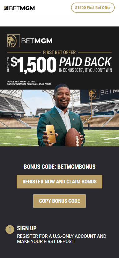 Betmgm sportsbook bonus review
