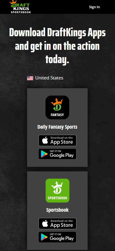 Draftkings mobile apps: Daily fantasy sports, sportsbook, casino, pick 6