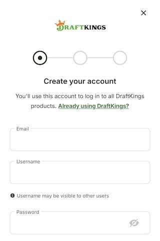 DraftKings Sportsbook sign up