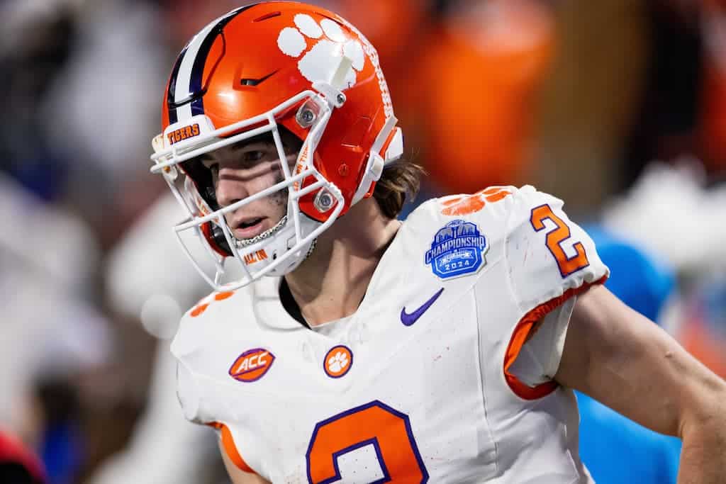Clemson quarterback Cade Klubnik.
