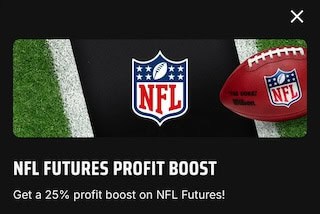 NFL profit boost promotion at DraftKings Sportsbook