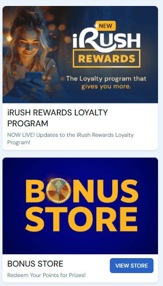 betrivers irush rewards and loyalty points