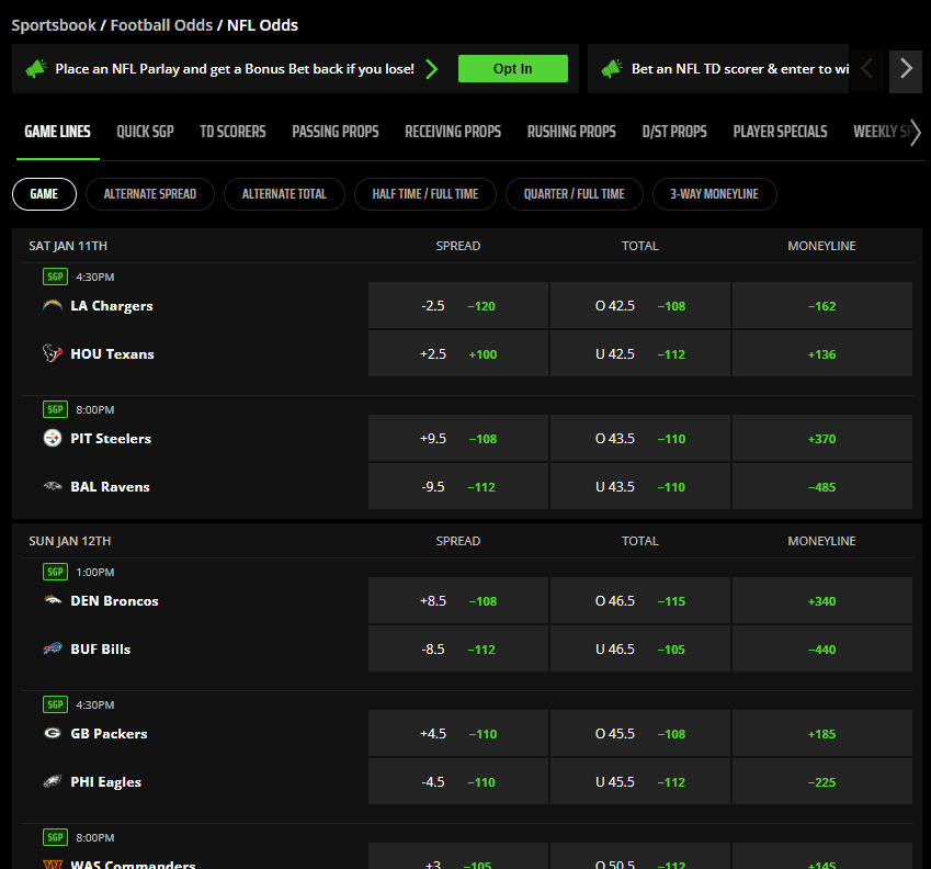 DraftKings promo code