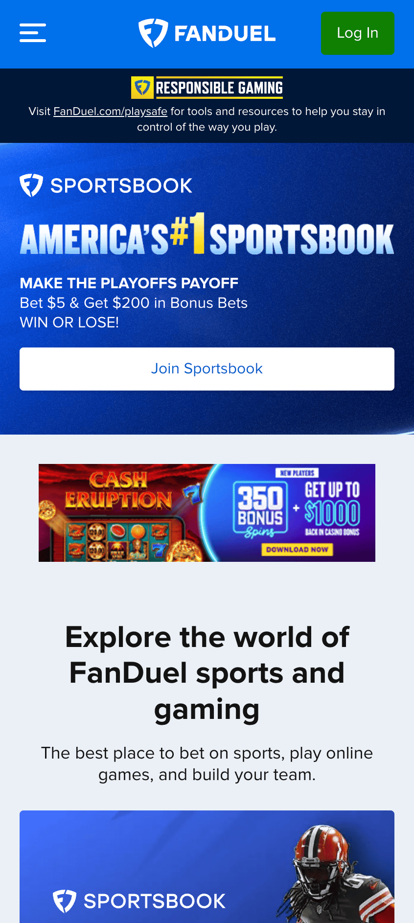 Fanduel promo code
