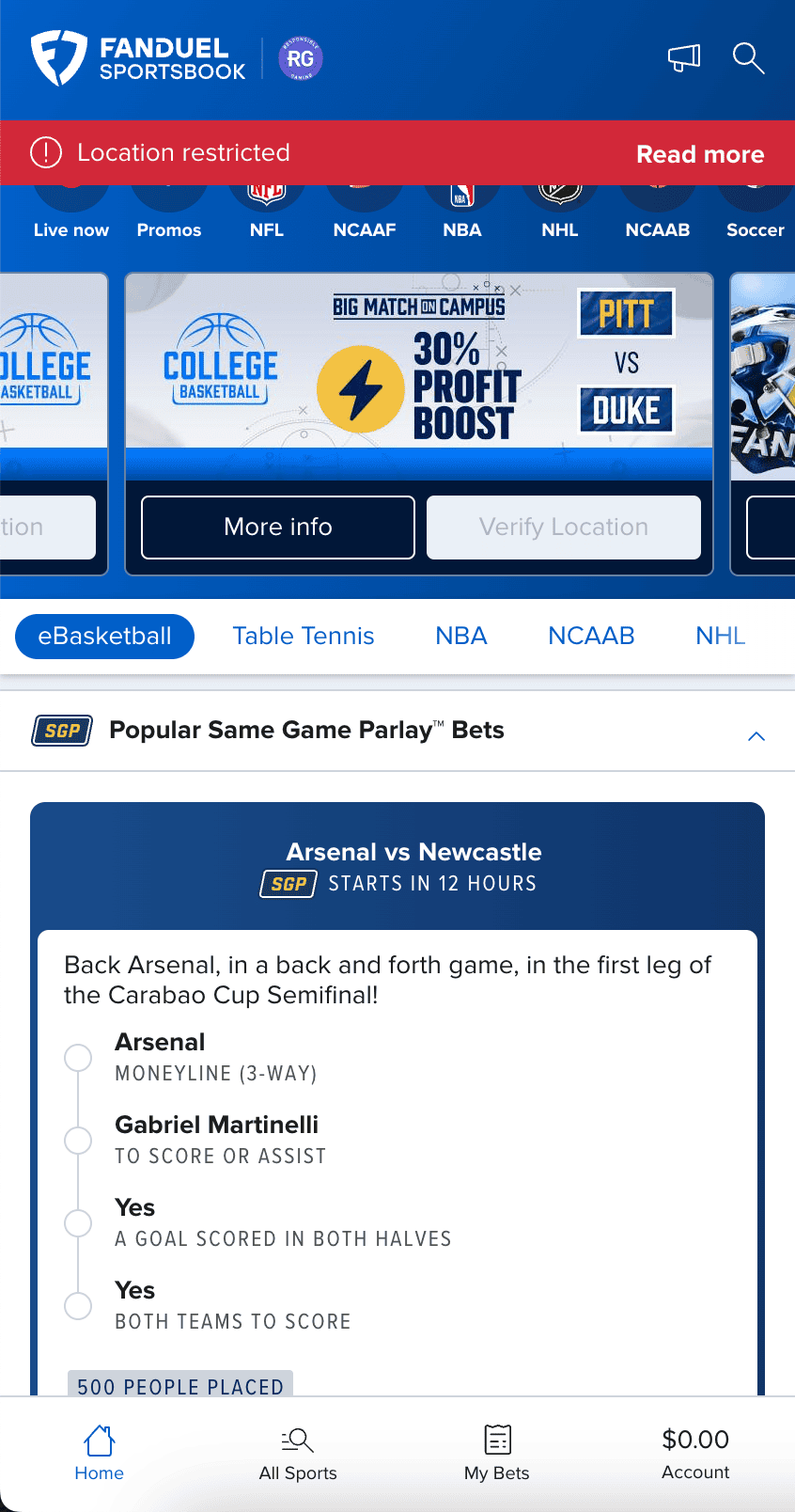 Fanduel promotions