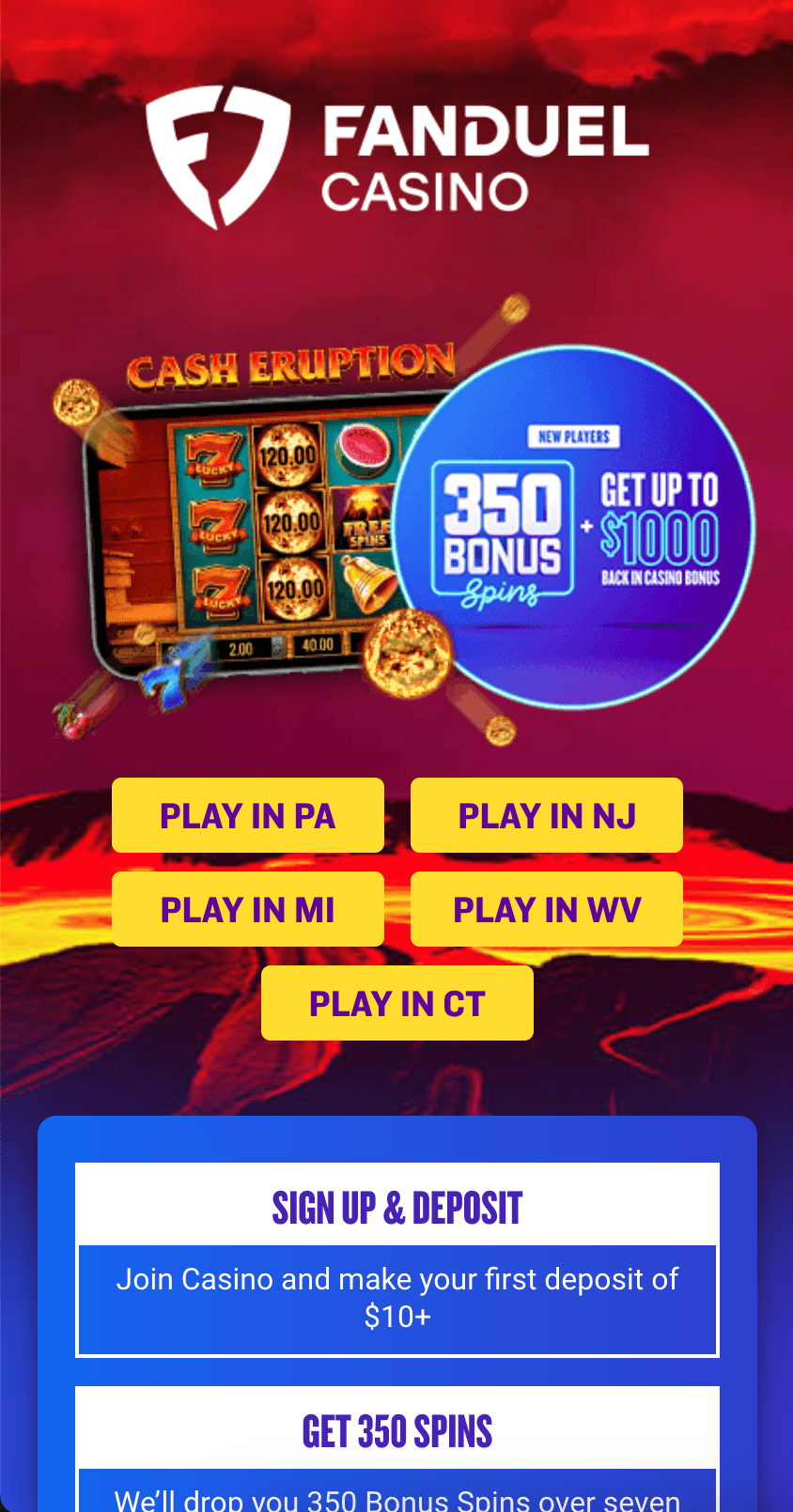 Fanduel casino bonus 