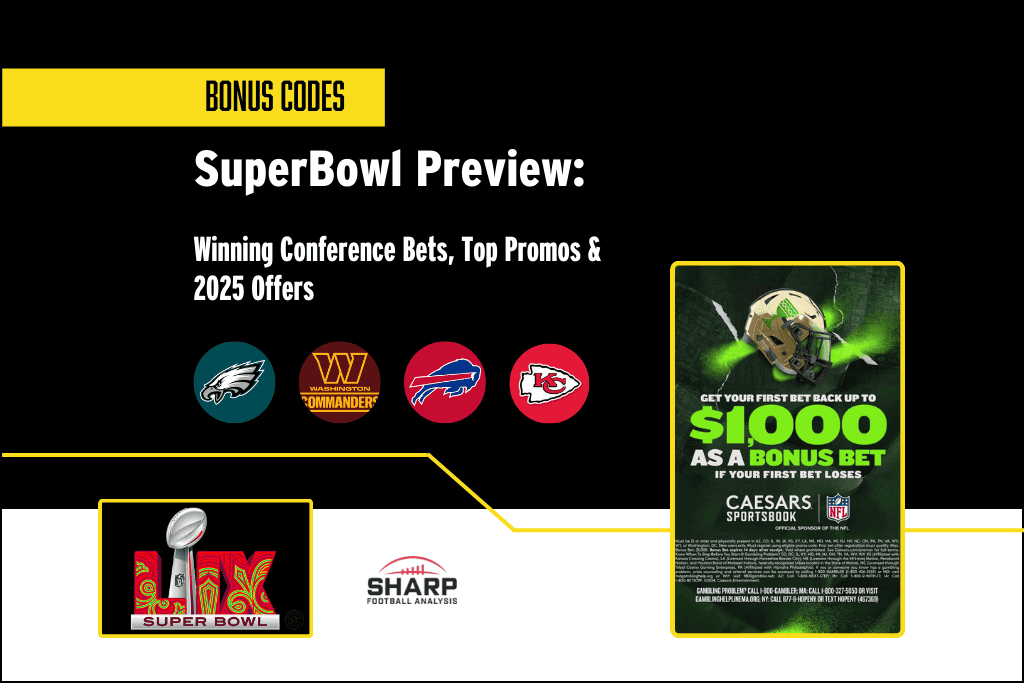 Superbowl preview: Winning Conference Bets, Top Promos & 2025 Offers