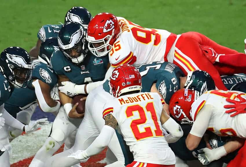Chiefs vs. Eagles in the Super Bowl