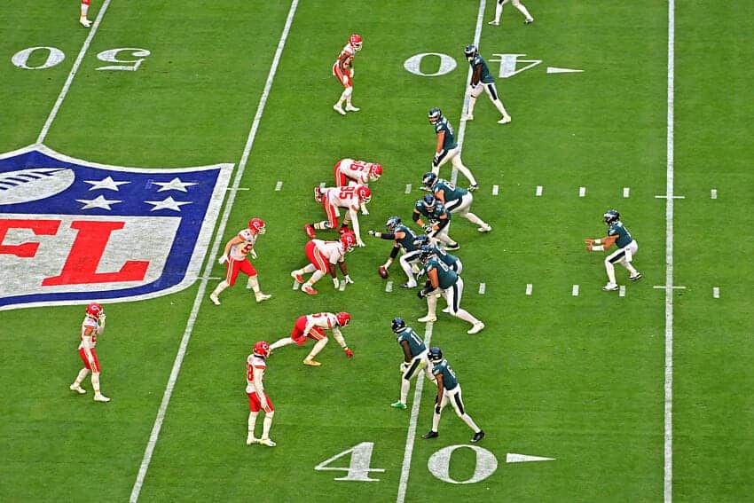 Image of the Chiefs vs. Eagles
