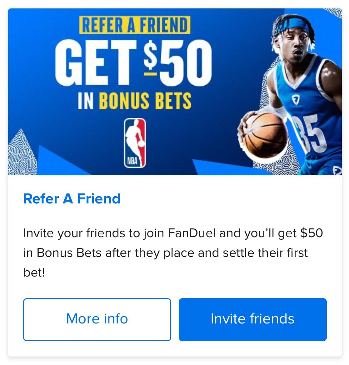 FanDuel Refer A Friend