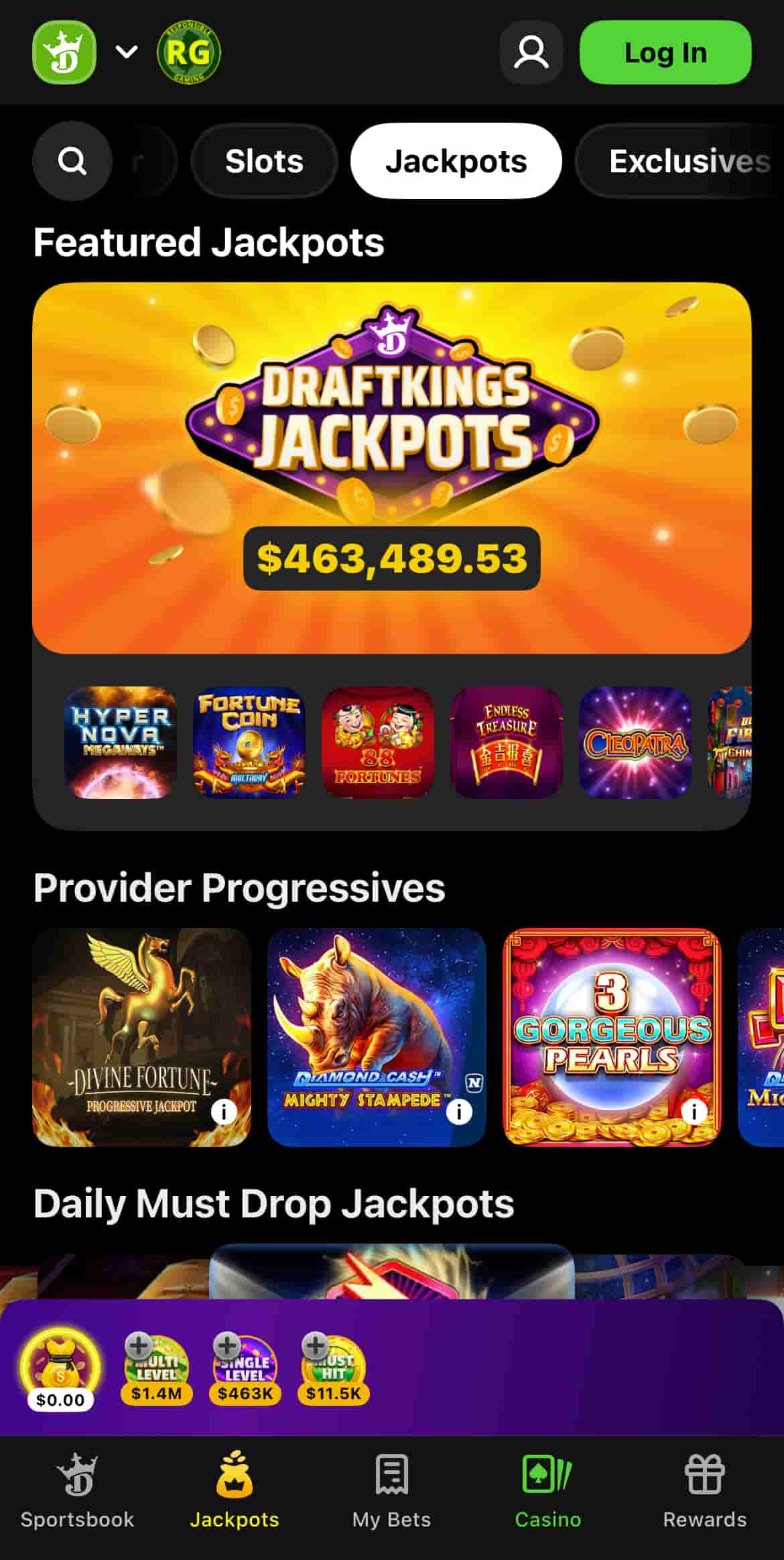DraftKings online casino