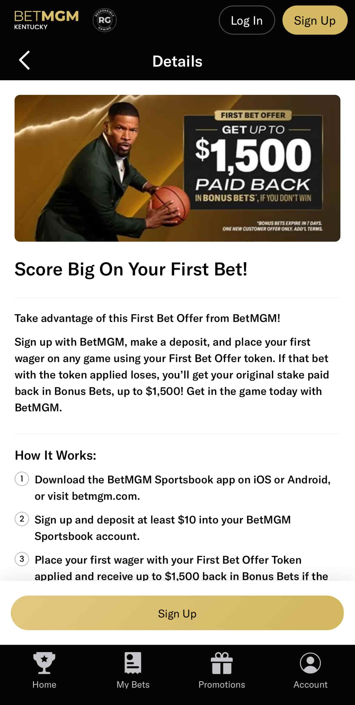 BetMGM NC bonus offer