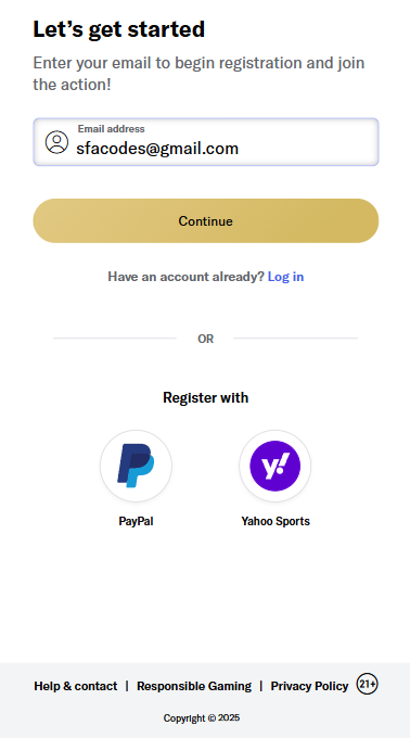 Betmgm nc registration