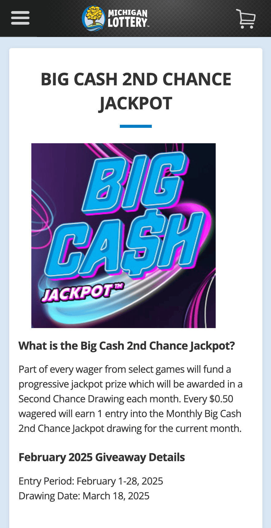 Michigan lottery promotions