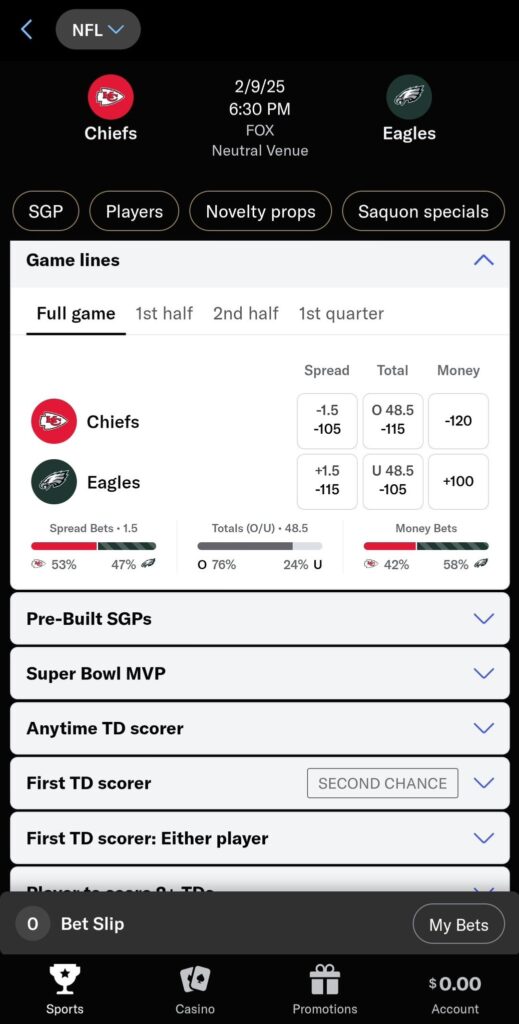 BetMGM Super Bowl Promo